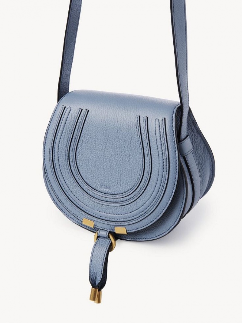 Sacs Crossbody Chloe Marcie Small Bleu Foncé | CHE-SR13496