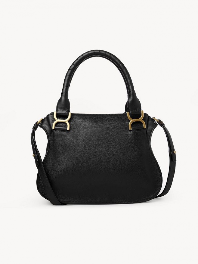 Sacs Crossbody Chloe Marcie Small Double Carry Noir | CHE-SR13489