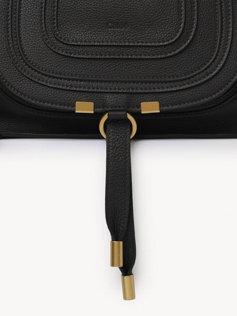 Sacs Crossbody Chloe Marcie Small Double Carry Noir | CHE-SR13543