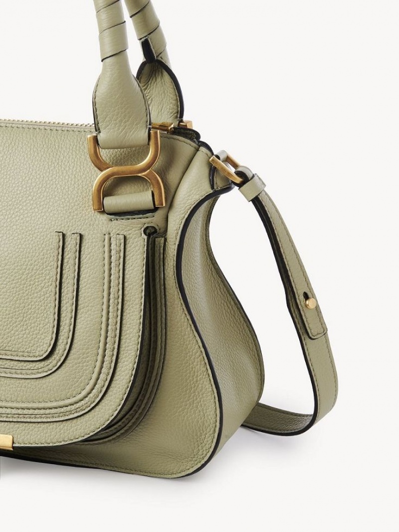 Sacs Crossbody Chloe Marcie Small Double Carry Vert | CHE-SR13554