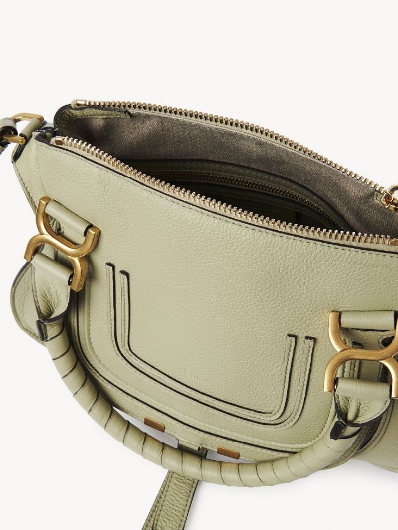 Sacs Crossbody Chloe Marcie Small Double Carry Vert | CHE-SR13554