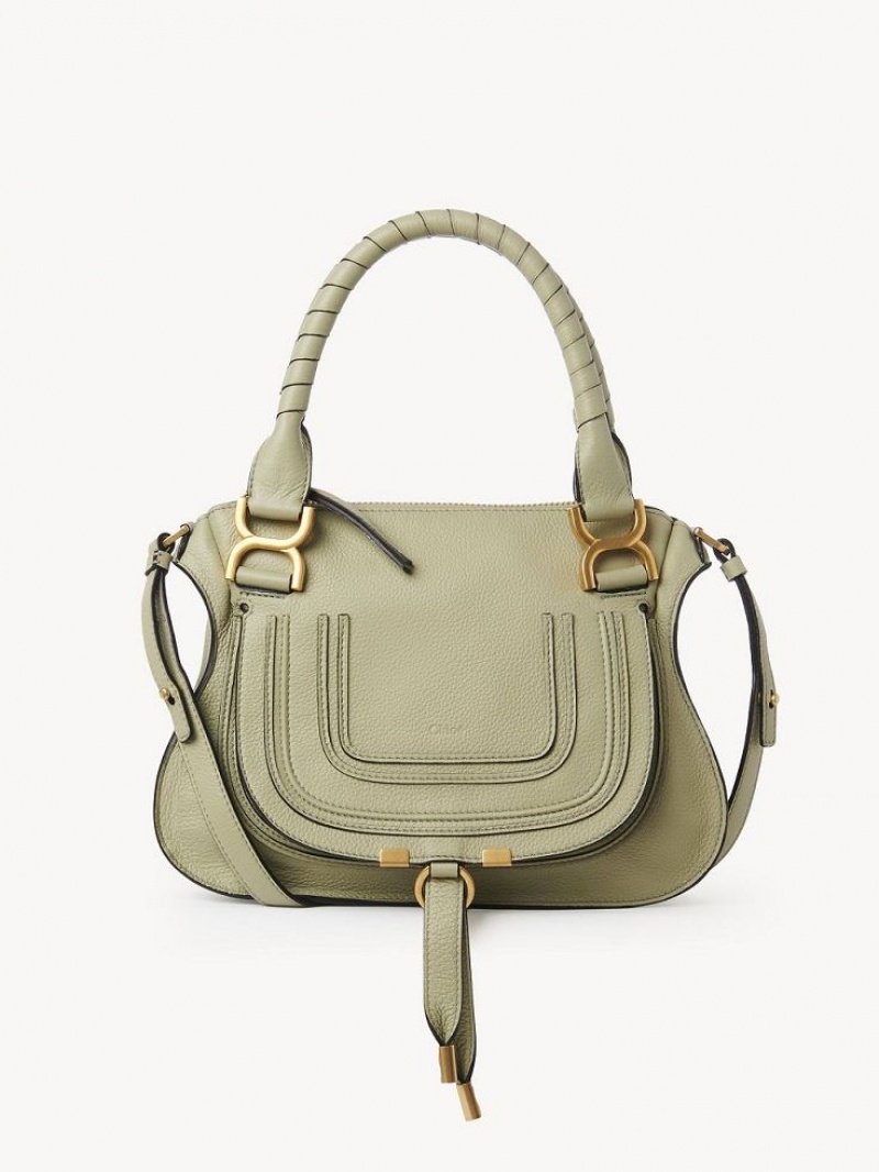 Sacs Crossbody Chloe Marcie Small Double Carry Vert | CHE-SR13554