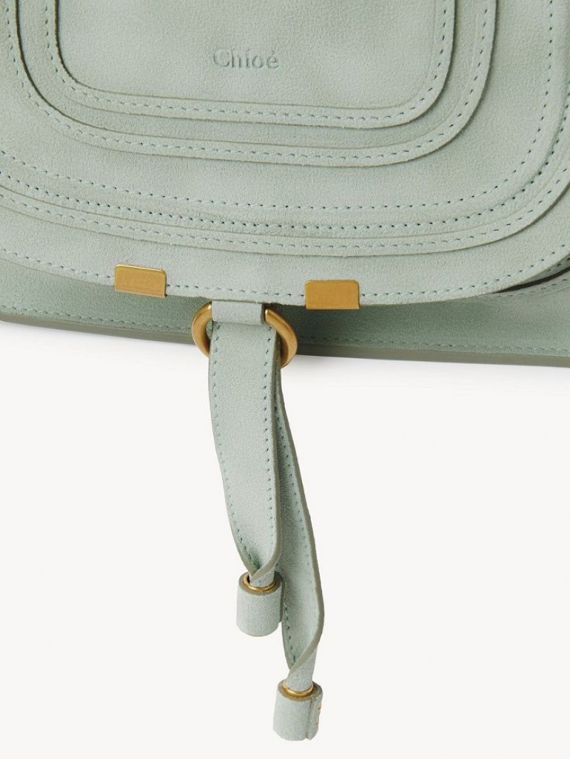 Sacs Crossbody Chloe Marcie Small Double Carry Vert | CHE-SR13601