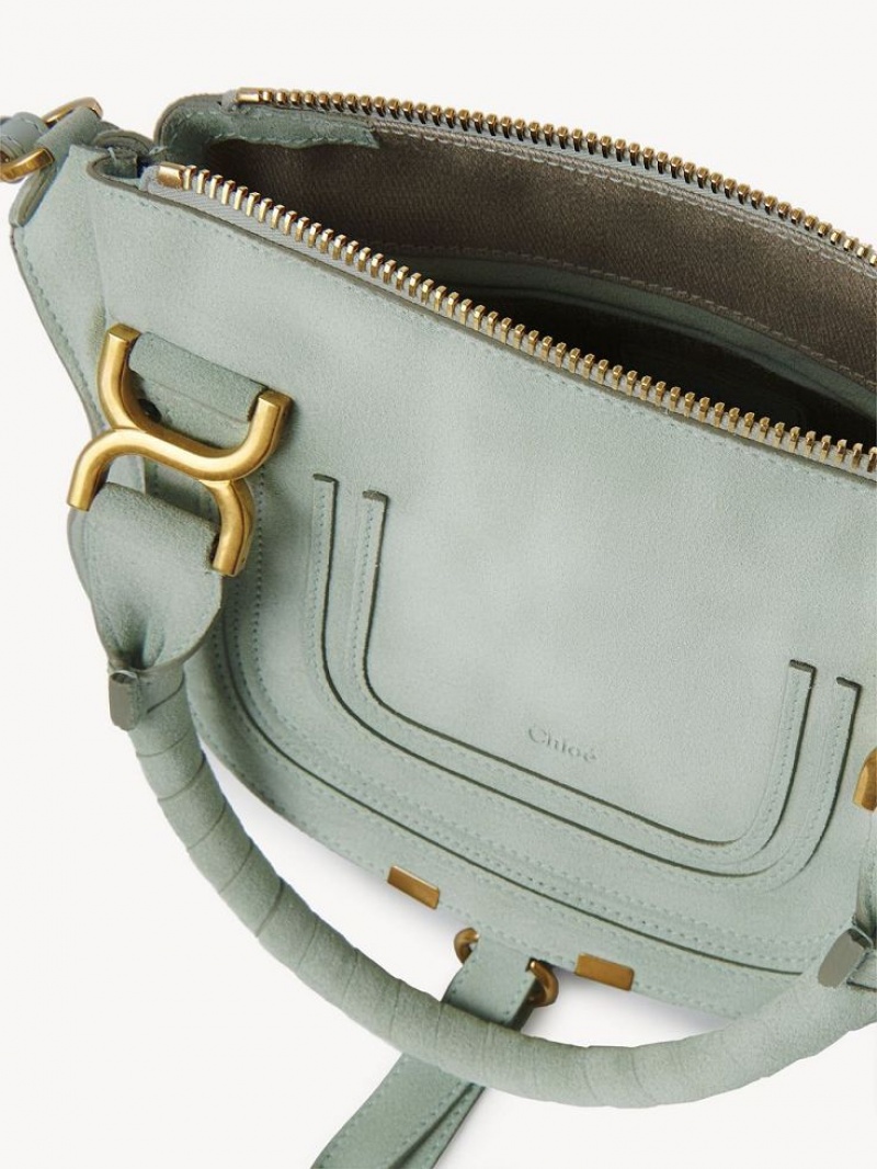 Sacs Crossbody Chloe Marcie Small Double Carry Vert | CHE-SR13601