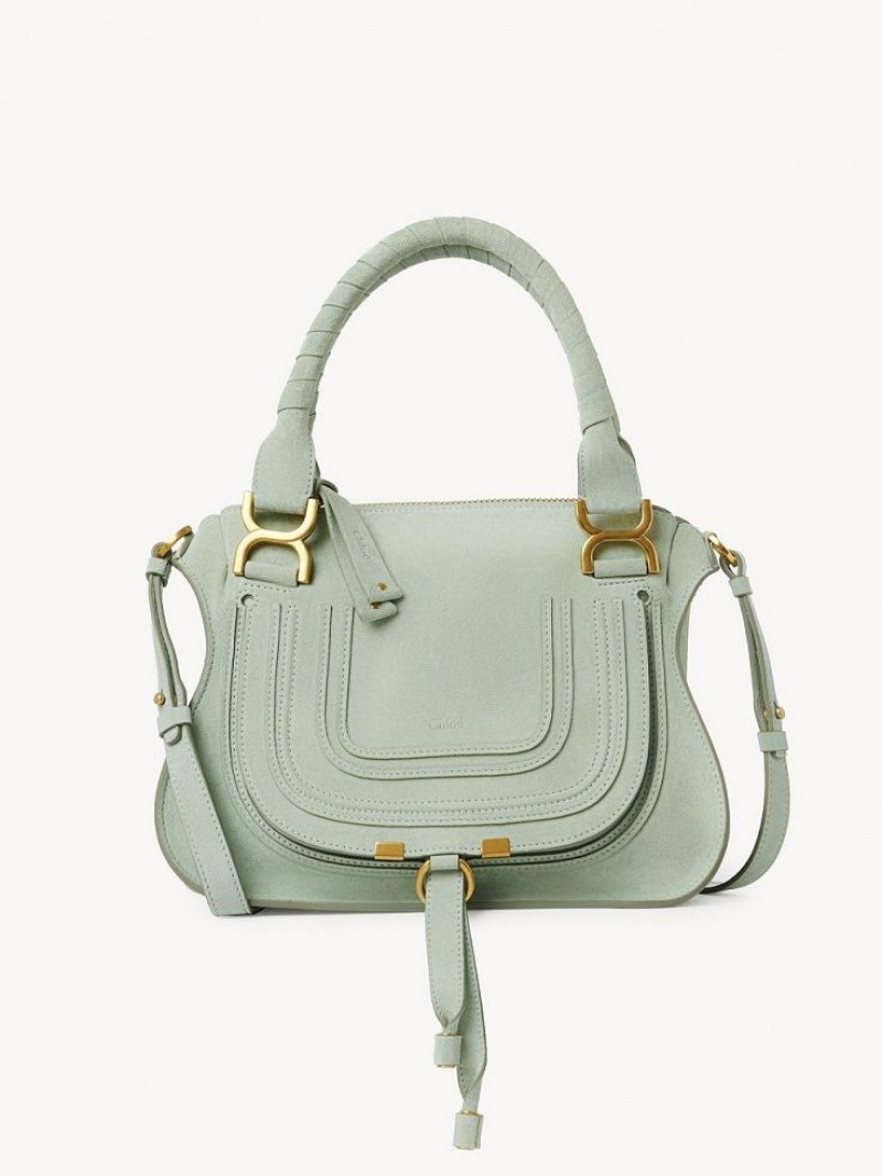 Sacs Crossbody Chloe Marcie Small Double Carry Vert | CHE-SR13601