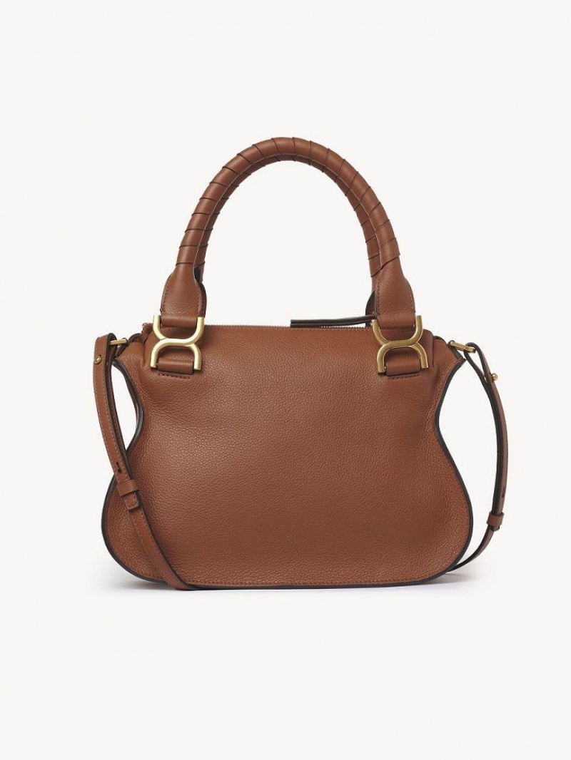 Sacs Crossbody Chloe Marcie Small Double Carry Marron | CHE-SR13620