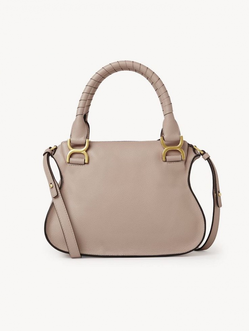 Sacs Crossbody Chloe Marcie Small Double Carry Beige | CHE-SR13621