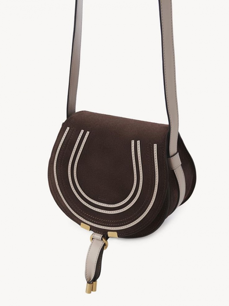 Sacs Crossbody Chloe Marcie Small Marron | CHE-SR13510