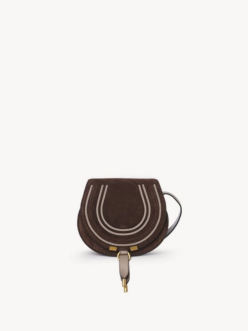 Sacs Crossbody Chloe Marcie Small Marron | CHE-SR13510