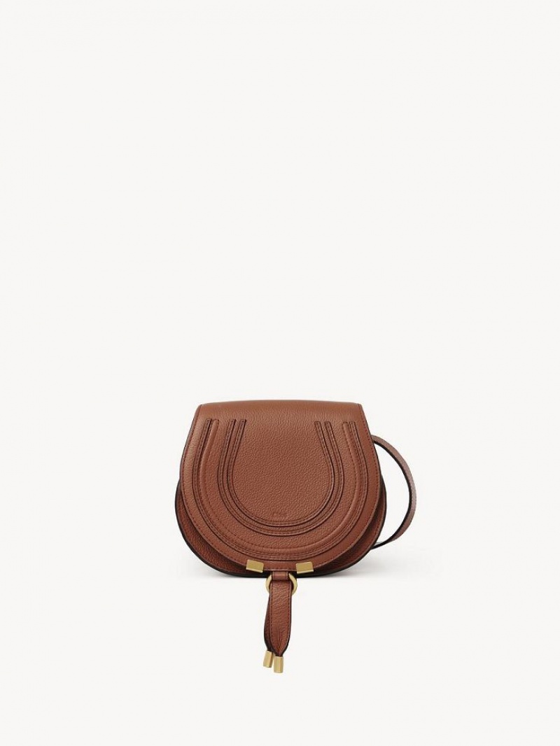 Sacs Crossbody Chloe Marcie Small Marron | CHE-SR13552