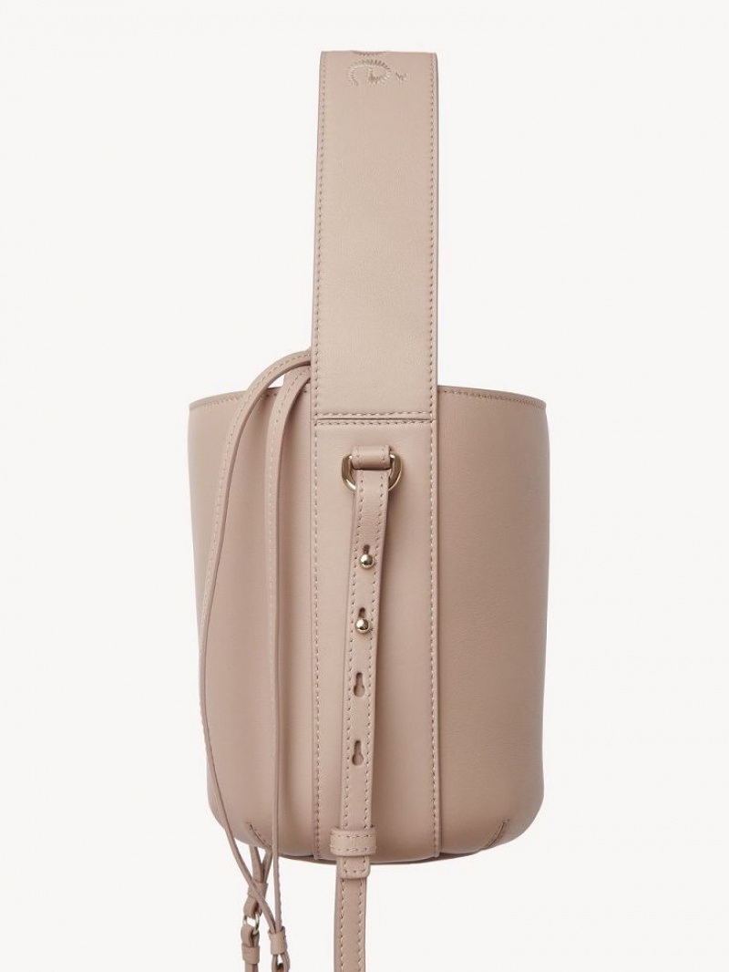 Sacs Crossbody Chloe Sense Bucket Beige | CHE-SR13573