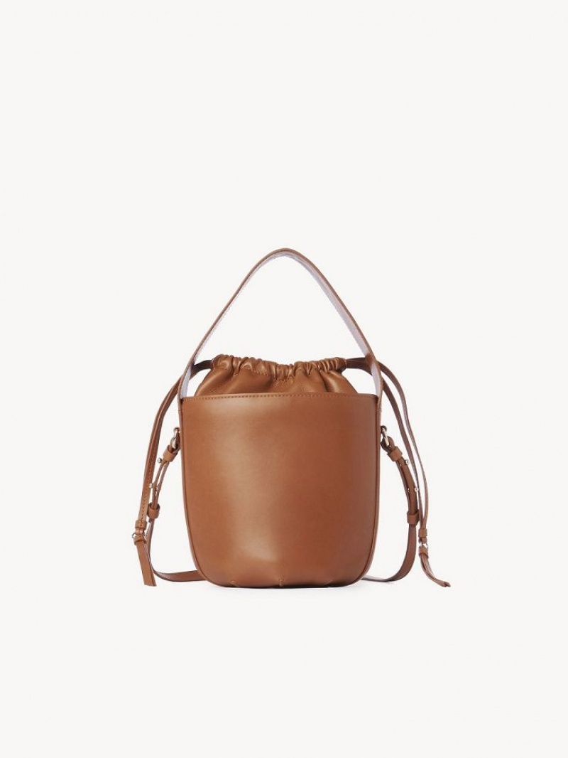 Sacs Crossbody Chloe Sense Bucket Marron | CHE-SR13531