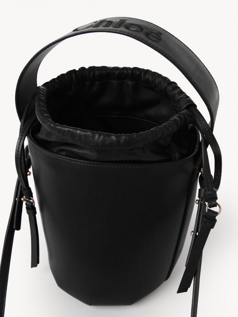 Sacs Crossbody Chloe Sense Bucket Noir | CHE-SR13532