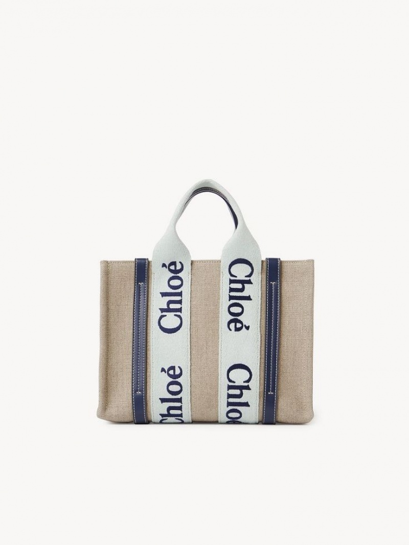 Sacs Crossbody Chloe Small Woody Vert Bleu | CHE-SR13568