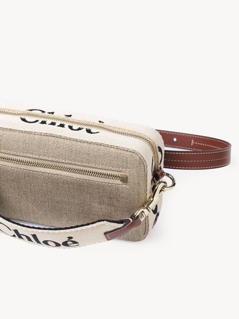 Sacs Crossbody Chloe Woody Belt Marron | CHE-SR13607