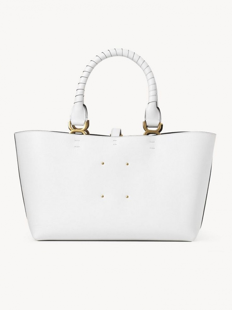 Sacs Fourre Tout Chloe Marcie Small Blanche | CHE-SR13302