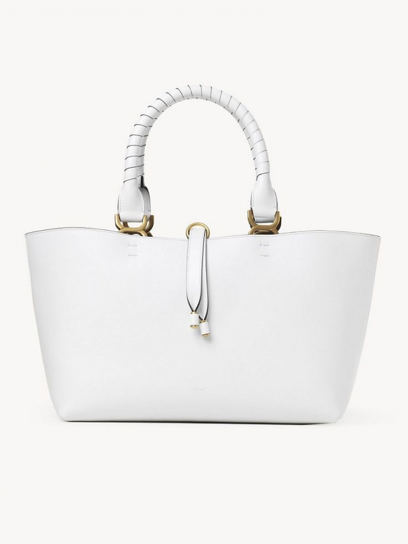 Sacs Fourre Tout Chloe Marcie Small Blanche | CHE-SR13302