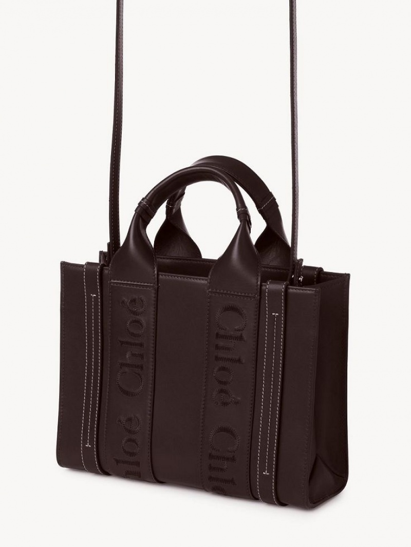 Sacs Fourre Tout Chloe Small Woody Noir | CHE-SR13375