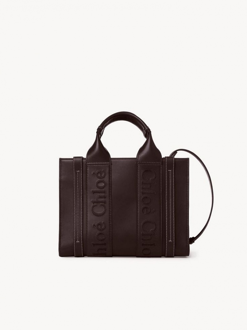 Sacs Fourre Tout Chloe Small Woody Noir | CHE-SR13375