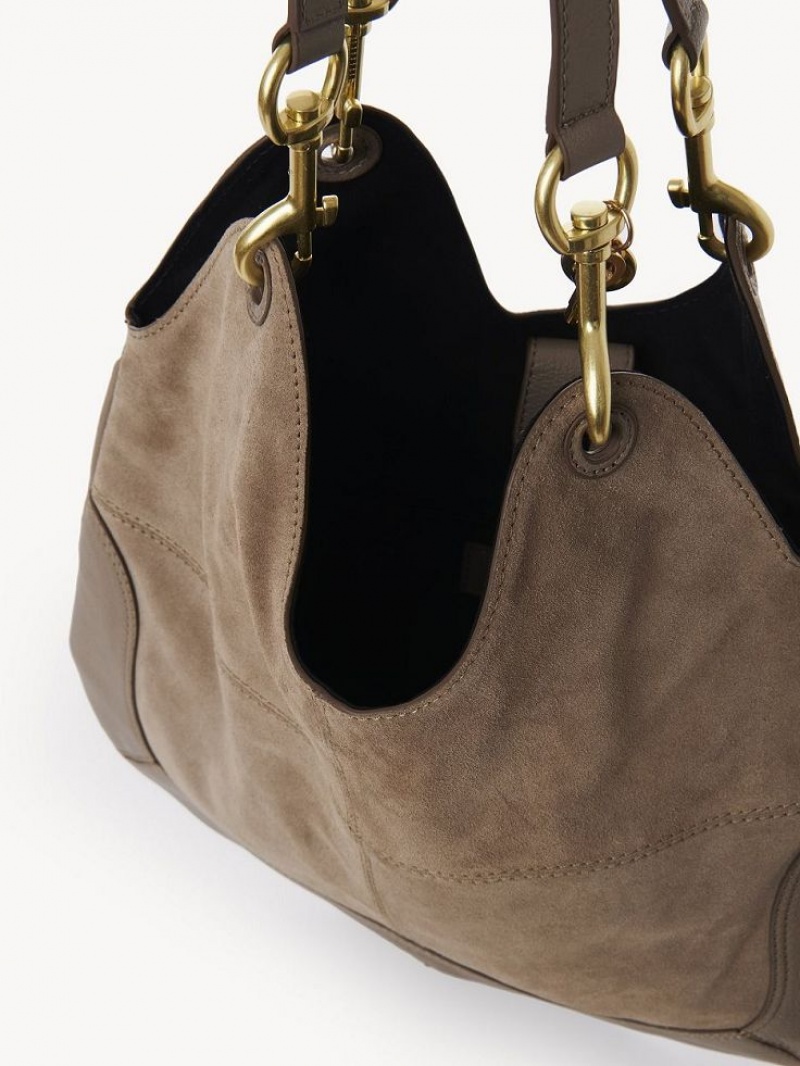 Sacs À Bandoulière Chloe Hana Shopper Grise | CHE-SR14625