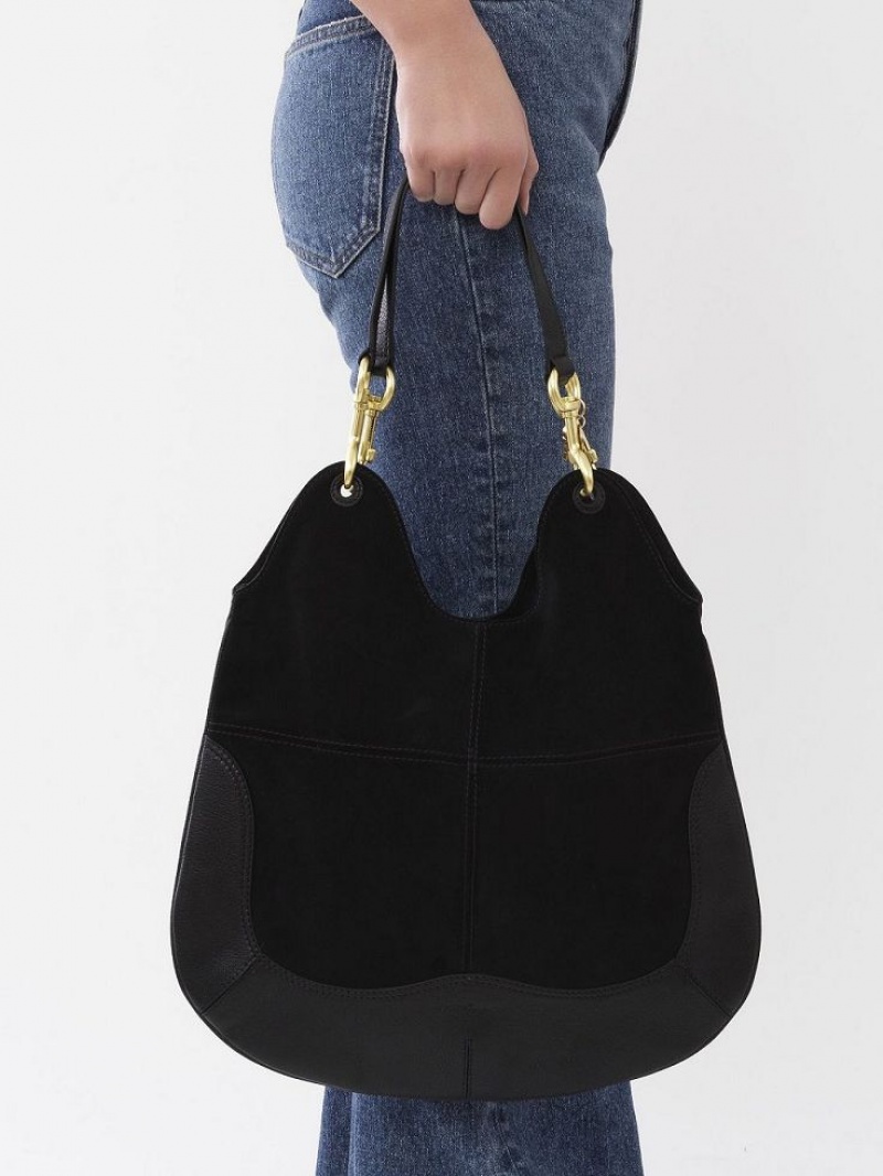 Sacs À Bandoulière Chloe Hana Shopper Noir | CHE-SR14624