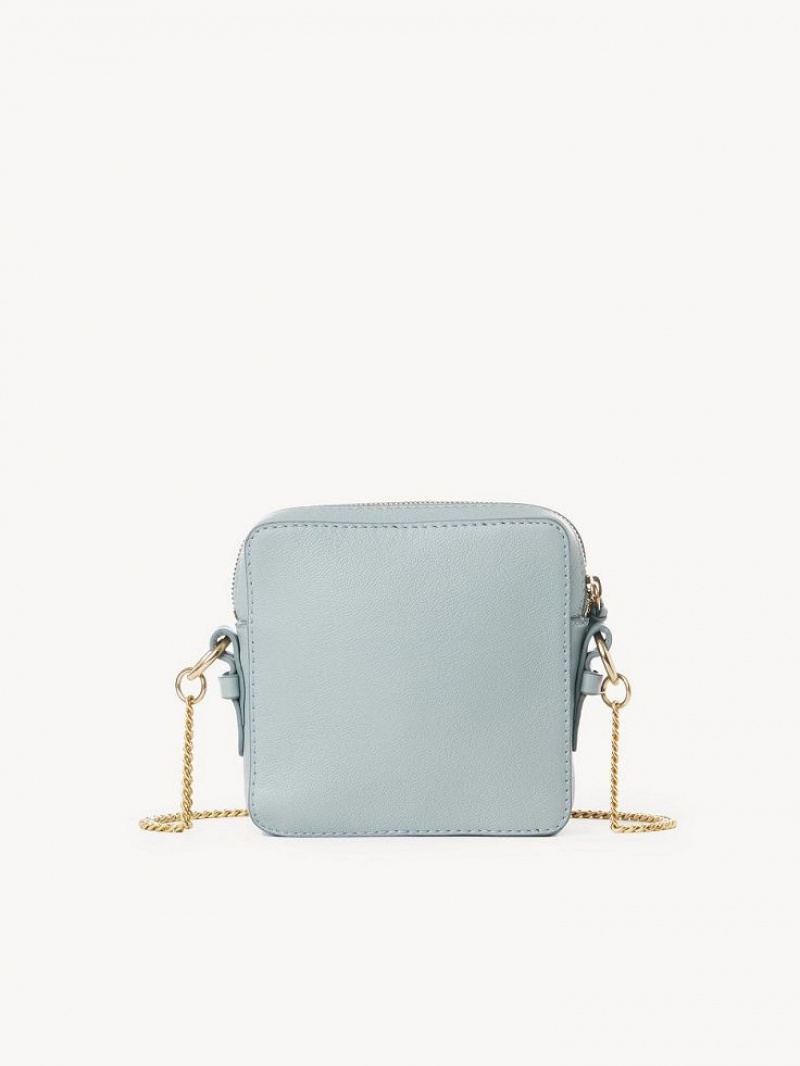 Sacs À Bandoulière Chloe Joan Camera Bleu | CHE-SR14675