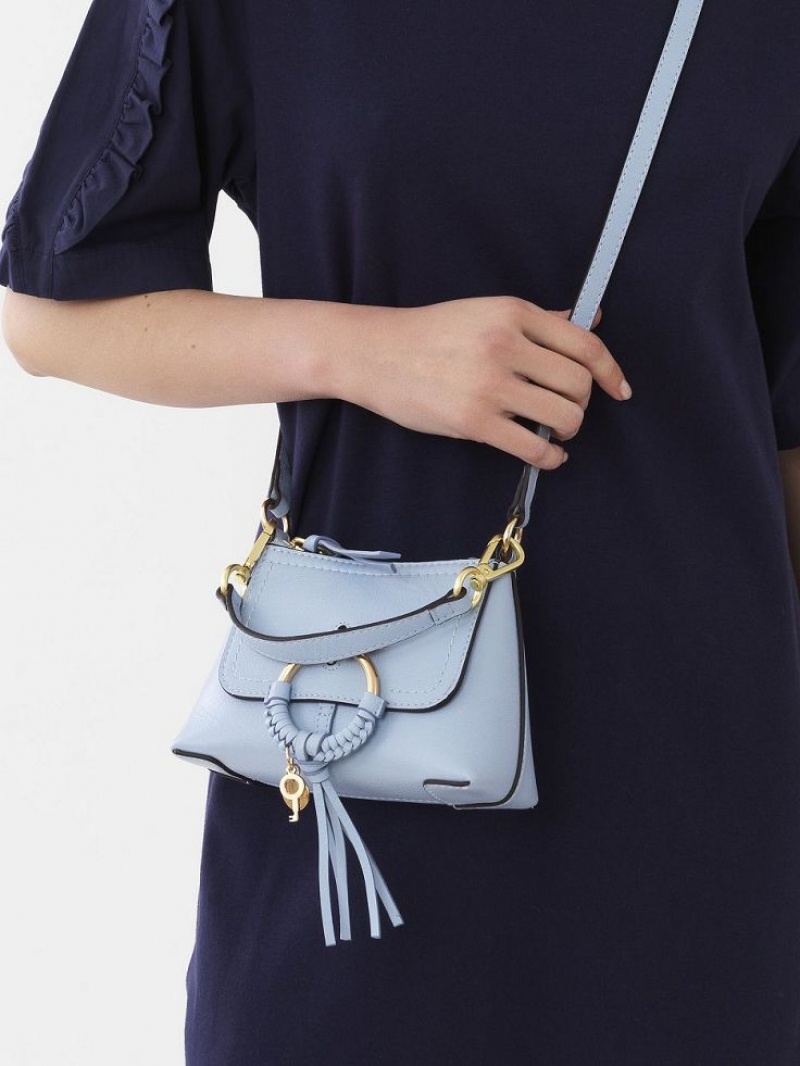 Sacs À Bandoulière Chloe Joan Mini Bleu | CHE-SR14689