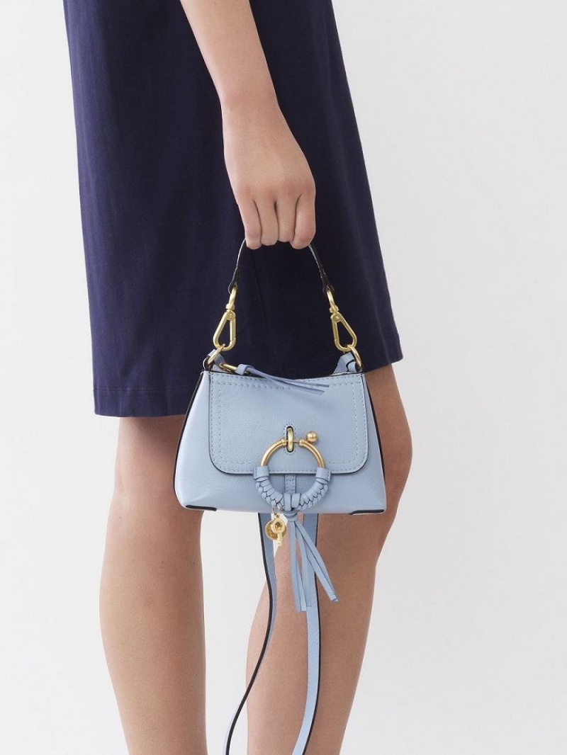 Sacs À Bandoulière Chloe Joan Mini Bleu | CHE-SR14689