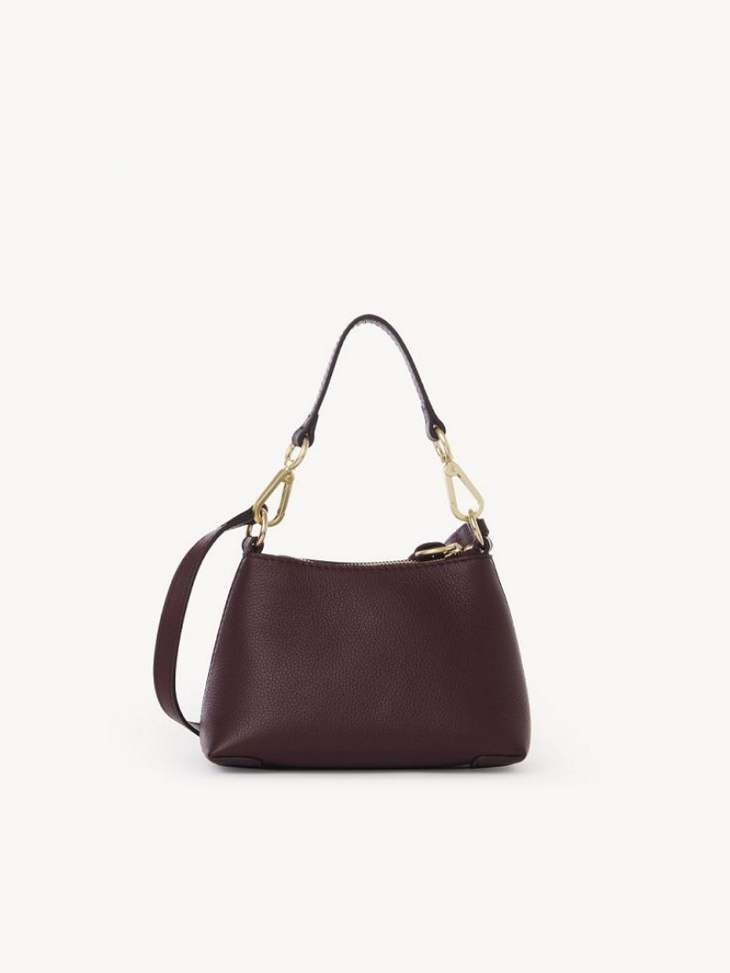 Sacs À Bandoulière Chloe Joan Mini Bordeaux | CHE-SR14634