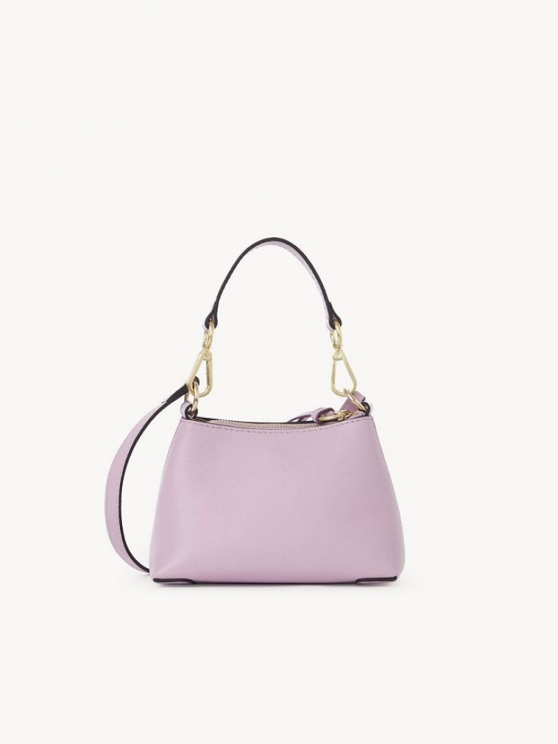 Sacs À Bandoulière Chloe Joan Mini Lavande Blanche | CHE-SR14686