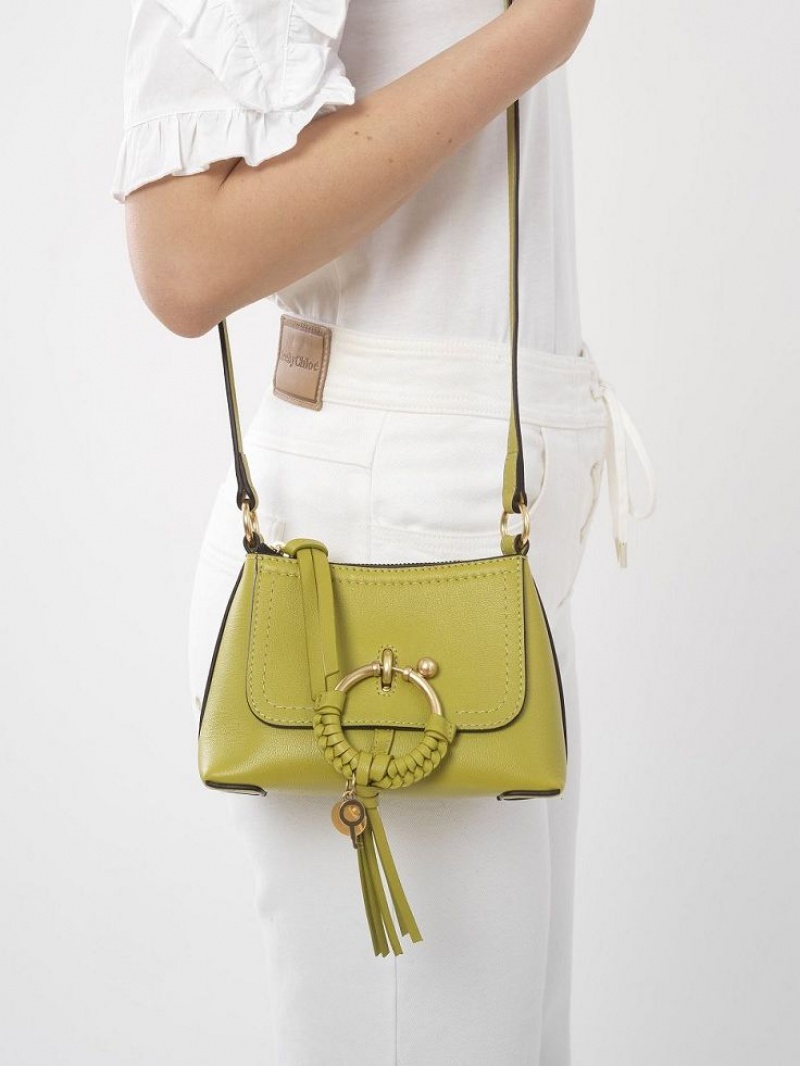 Sacs À Bandoulière Chloe Joan Mini Vert Olive Clair | CHE-SR14695