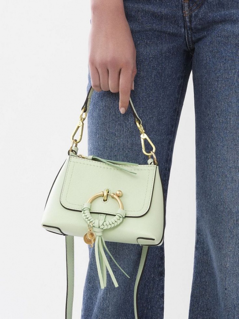 Sacs À Bandoulière Chloe Joan Mini Vert | CHE-SR14687