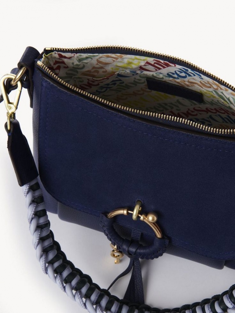 Sacs À Bandoulière Chloe Joan Small Bleu Marine | CHE-SR14647