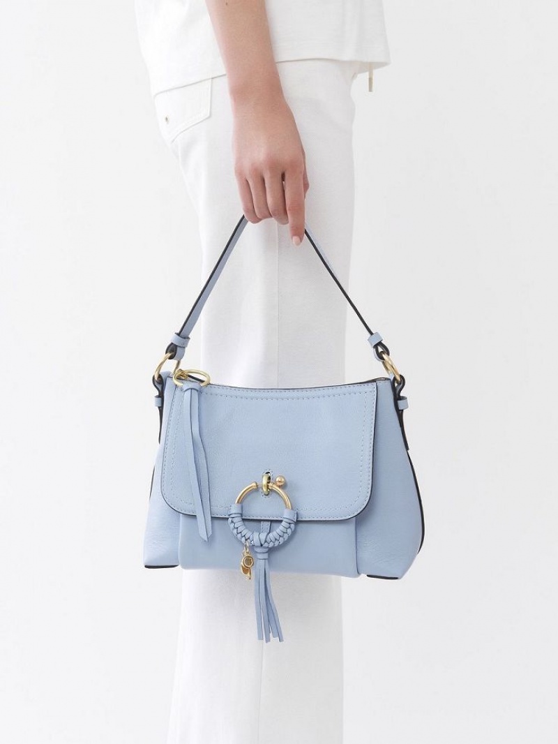 Sacs À Bandoulière Chloe Joan Small Bleu | CHE-SR14679