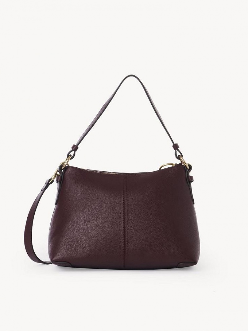 Sacs À Bandoulière Chloe Joan Small Bordeaux | CHE-SR14650