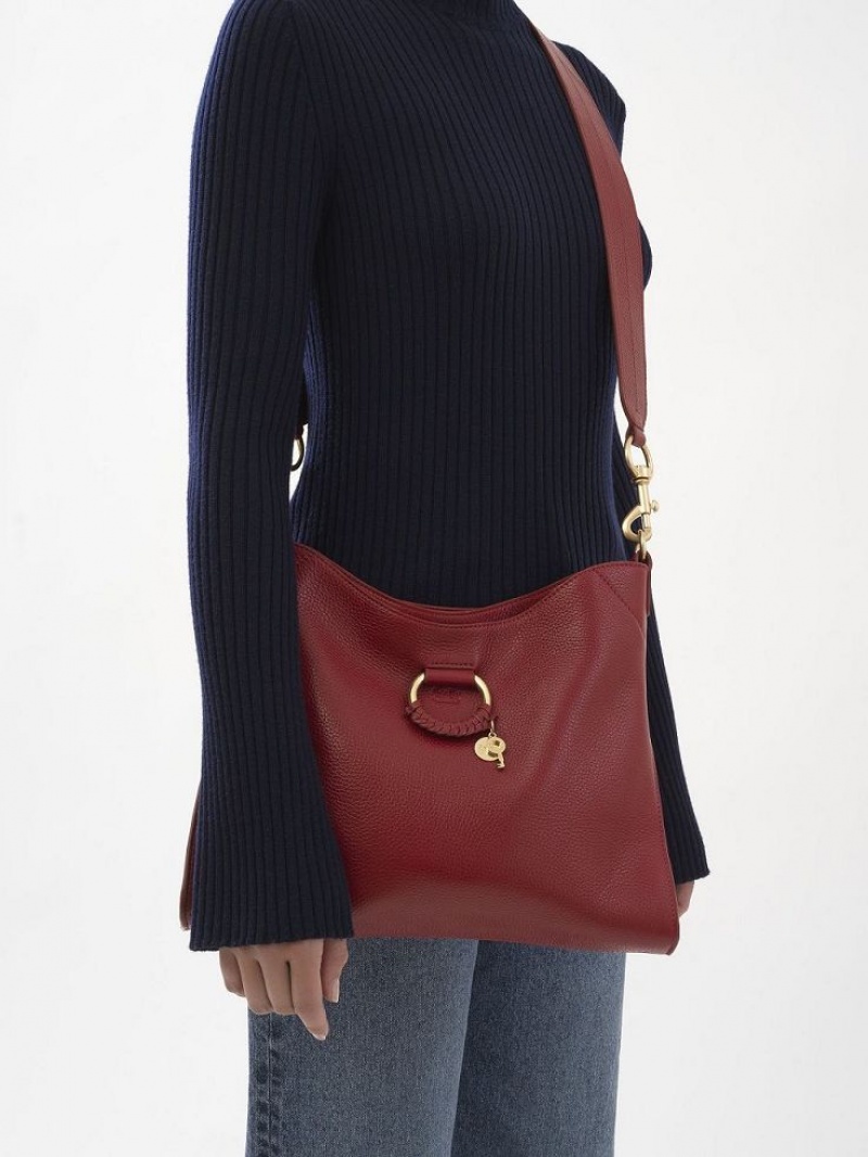 Sacs À Bandoulière Chloe Joan Small Top Handle Rouge | CHE-SR14601