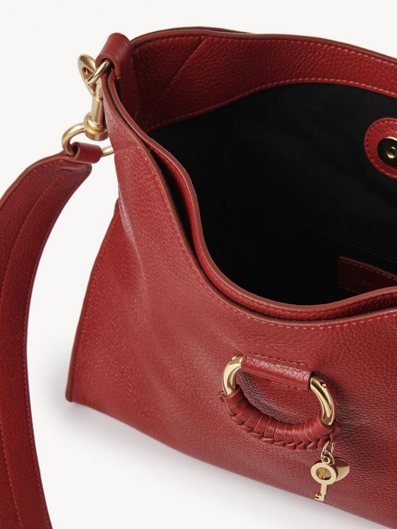 Sacs À Bandoulière Chloe Joan Small Top Handle Rouge | CHE-SR14601