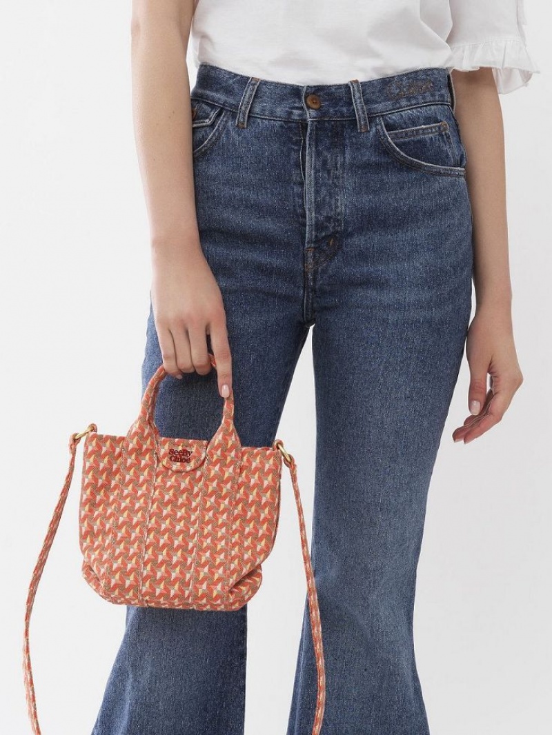 Sacs À Bandoulière Chloe Laetizia Mini Orange | CHE-SR14626