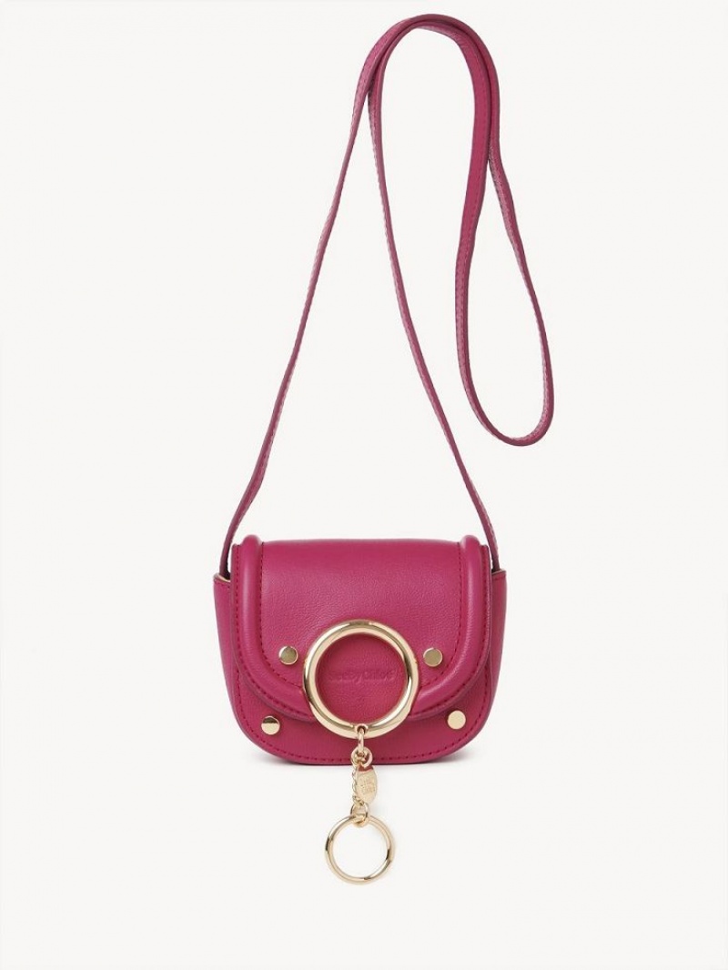 Sacs À Bandoulière Chloe Mara Micro Rose | CHE-SR14605