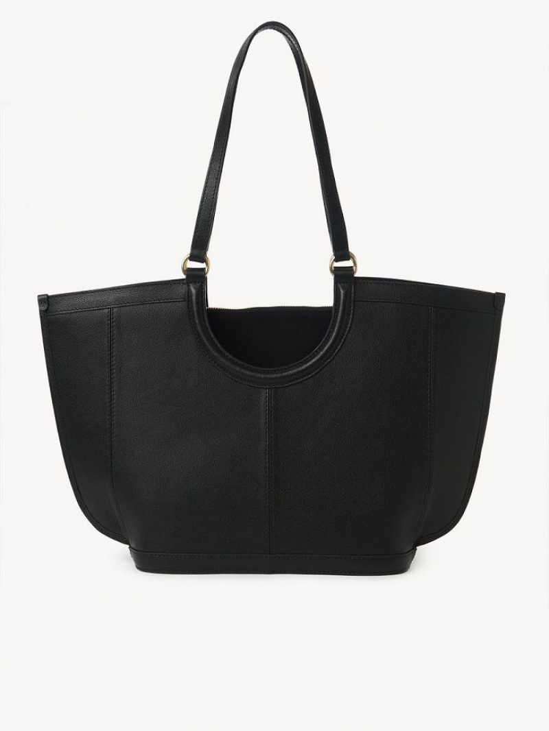 Sacs À Bandoulière Chloe Mara Shopper Noir | CHE-SR14593