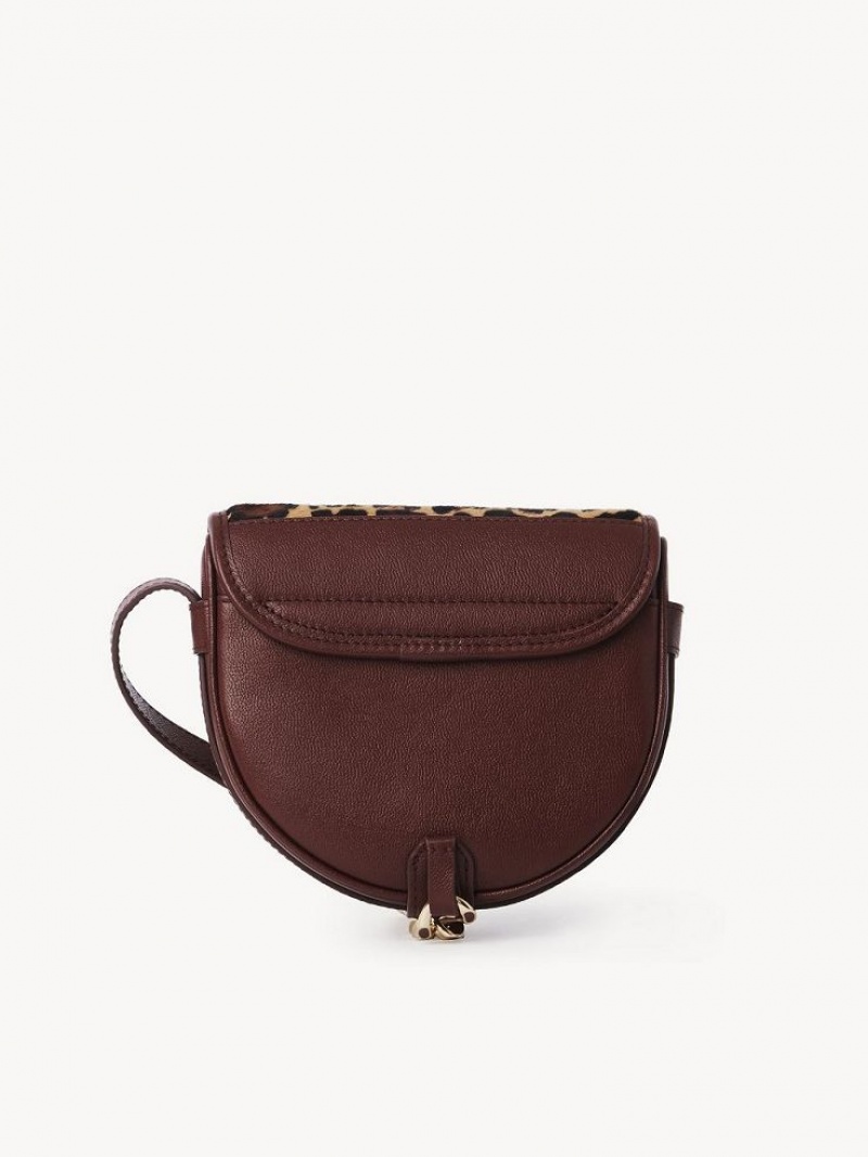 Sacs À Bandoulière Chloe Mara Small Saddle Cuivre Marron | CHE-SR14603