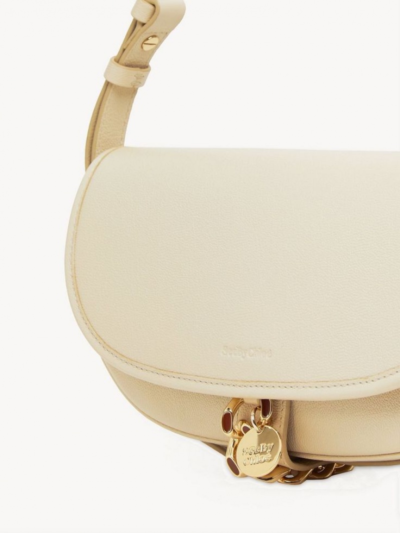 Sacs À Bandoulière Chloe Mara Uette Beige | CHE-SR14652