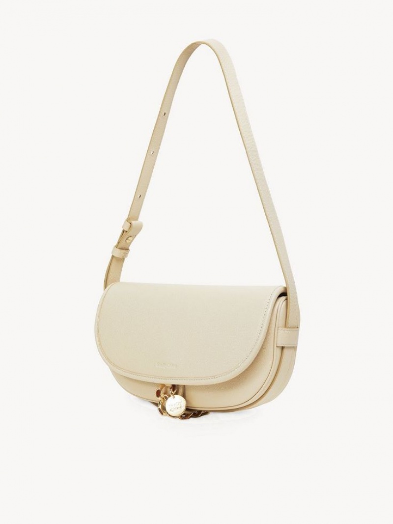 Sacs À Bandoulière Chloe Mara Uette Beige | CHE-SR14652