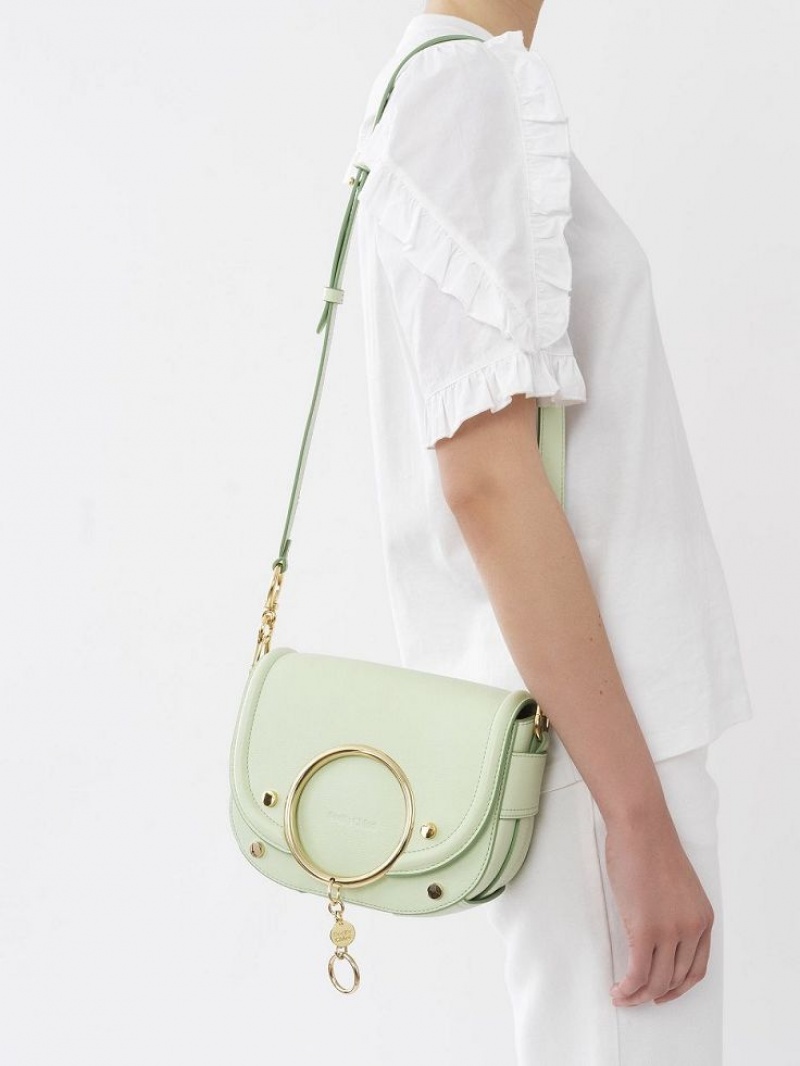 Sacs À Bandoulière Chloe Mara Vert | CHE-SR14673