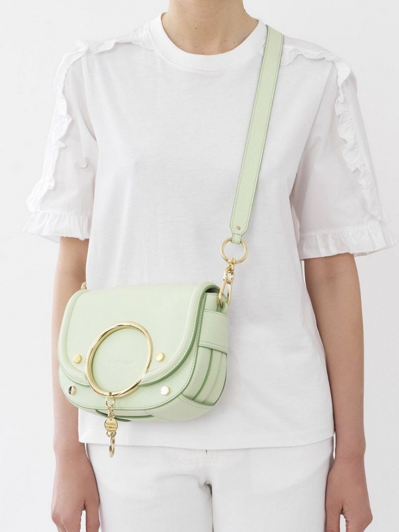 Sacs À Bandoulière Chloe Mara Vert | CHE-SR14673