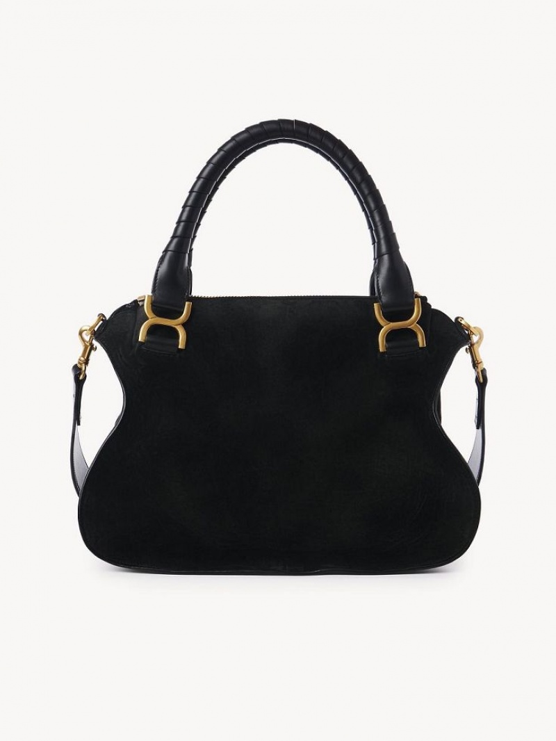 Sacs À Bandoulière Chloe Marcie Double Carry Noir | CHE-SR13438