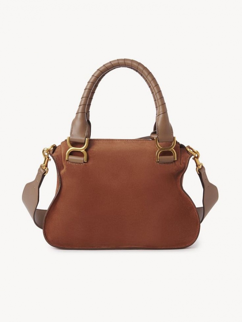 Sacs À Bandoulière Chloe Marcie Small Double Carry Marron | CHE-SR13440