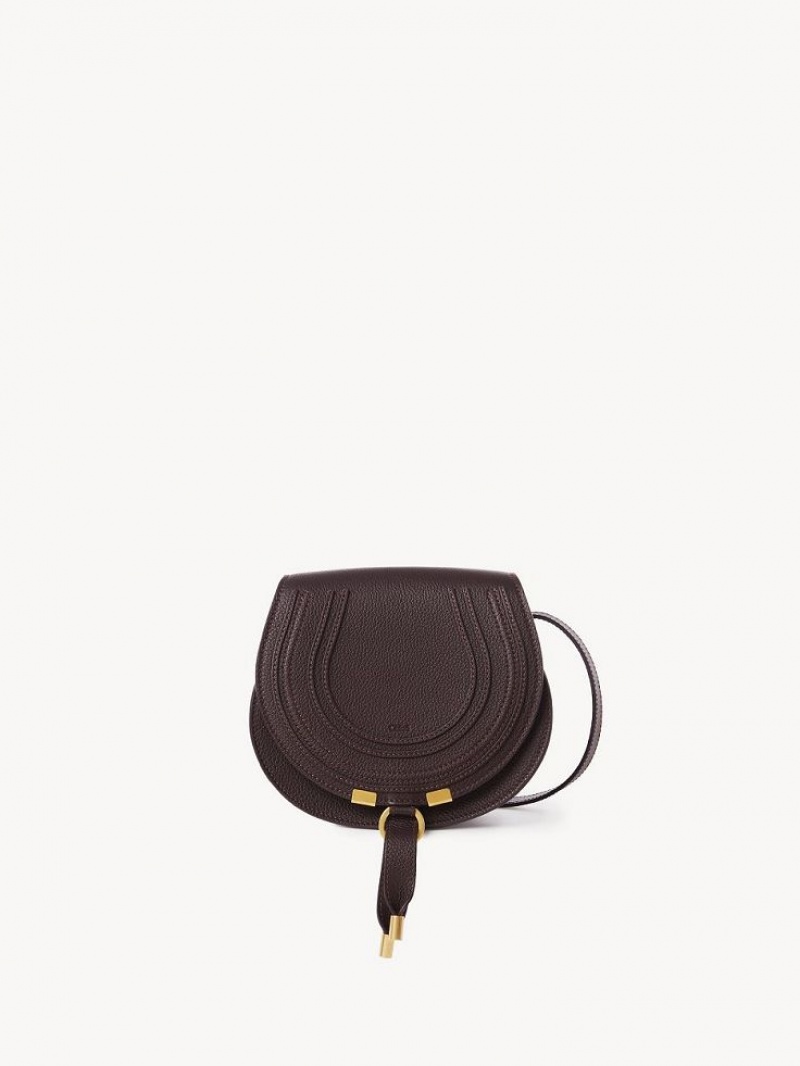 Sacs À Bandoulière Chloe Marcie Small Saddle Noir | CHE-SR13412