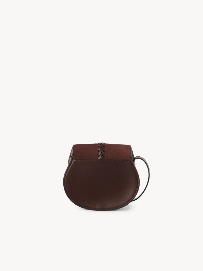 Sacs À Bandoulière Chloe Marcie Small Saddle Rouge | CHE-SR13415