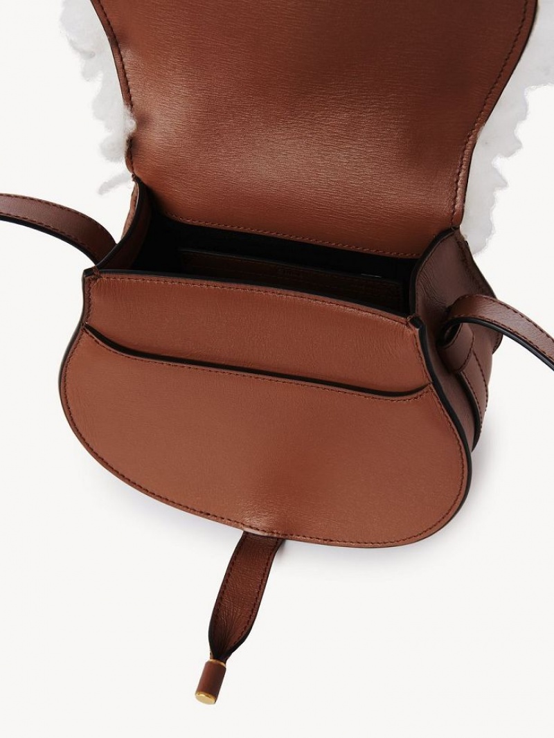 Sacs À Bandoulière Chloe Marcie Small Saddle Marron | CHE-SR13425